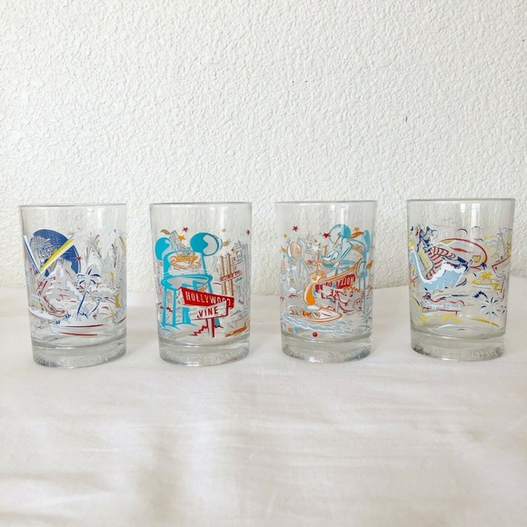 Disney Other - Disney- Vintage 50th Anniversary Glass Cups